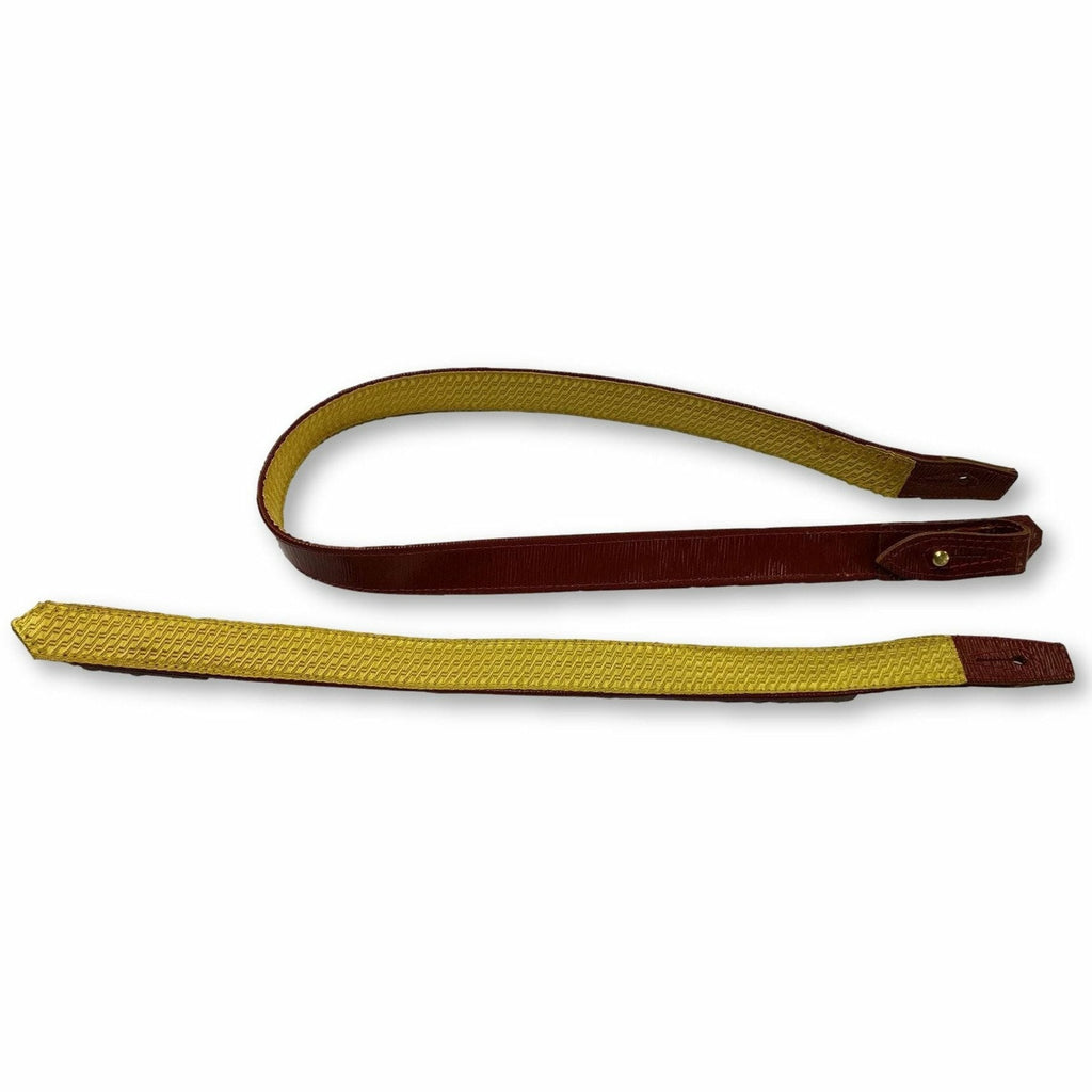 Sword Slings, 1" Gold B&S lace, Crimson Morocco, brass stud - Long & Short [product_type] Military.Direct - Military Direct