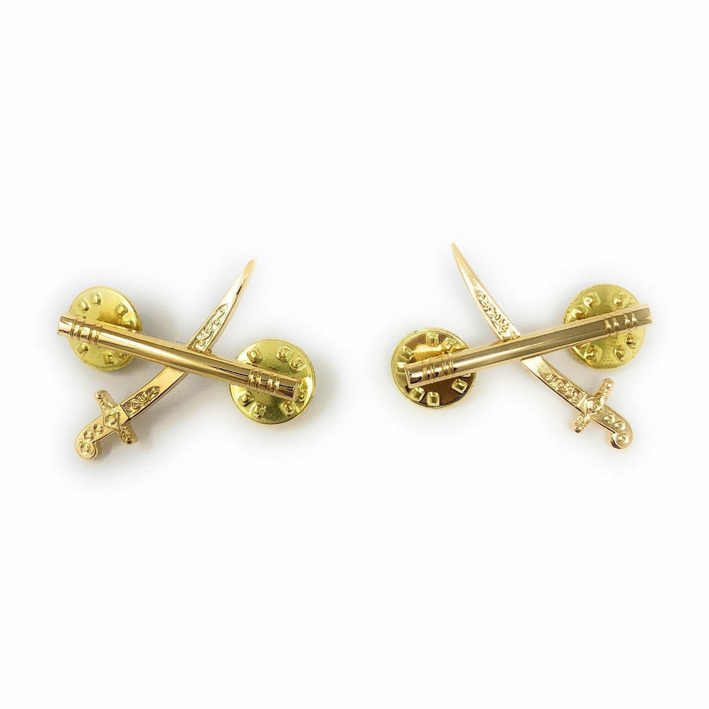 Generals' Crossed Sword & Baton Badges - Pair [product_type] Ammo & Company - Military Direct