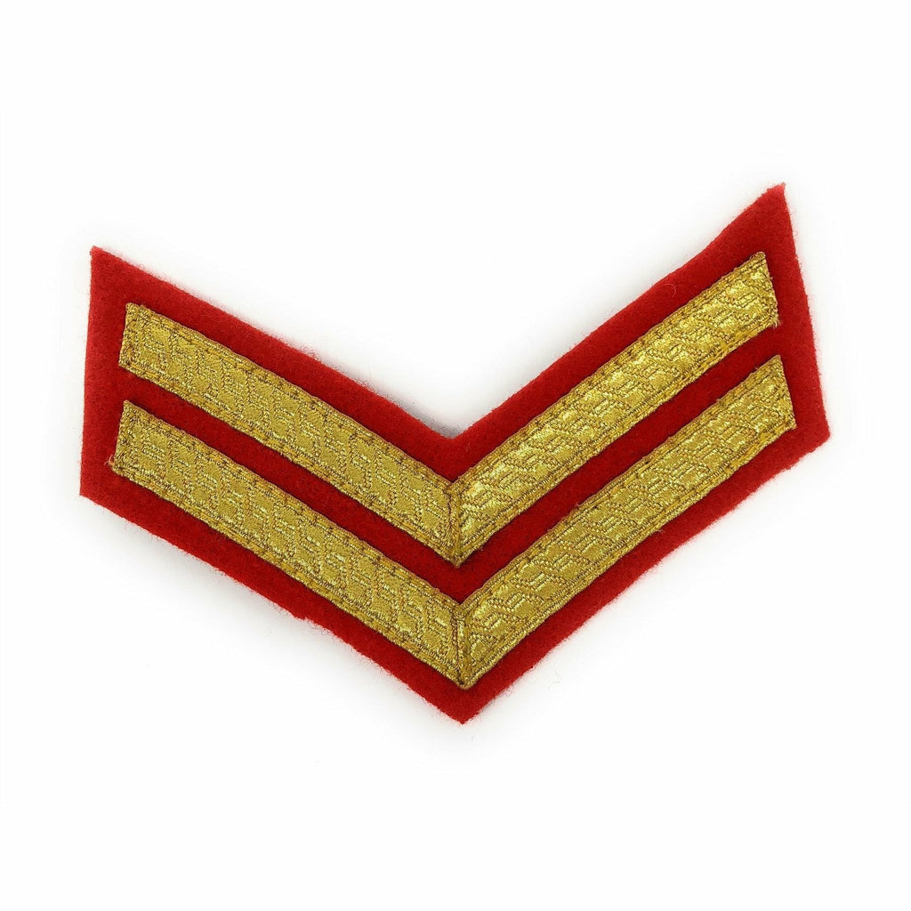 Mess Dress - Chevrons - Gold on Scarlet - Cpl [product_type] Military.Direct - Military Direct