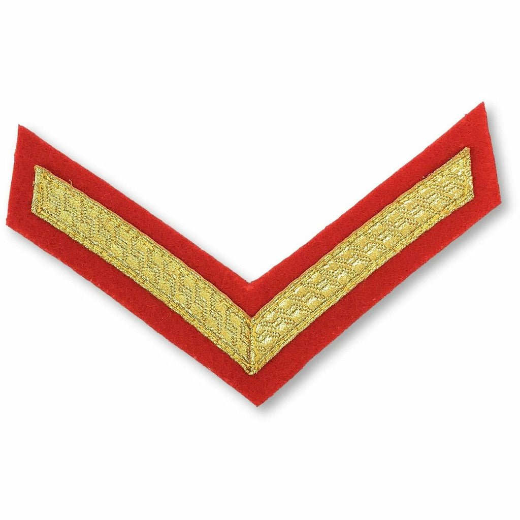 Mess Dress - Chevrons - Gold on Scarlet - L/Cpl [product_type] Military.Direct - Military Direct
