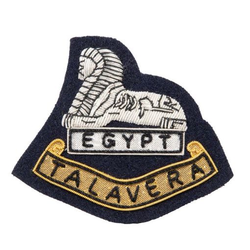 Picture of Royal Anglian Blazer Badge - 2nd Battalion - B/W