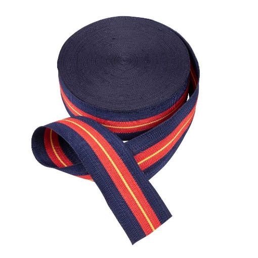 Picture of Royal Anglian Regimental Ribbon- 38mm - Sold by the meter. 
 