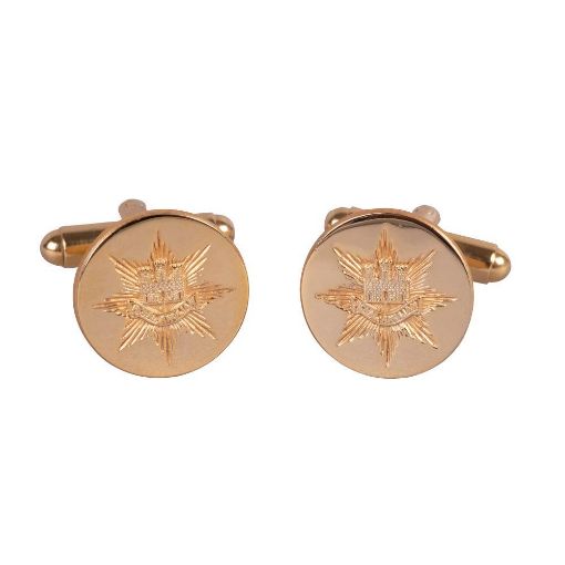 Picture of Royal Anglian Cufflinks - Mounted Cap Badge