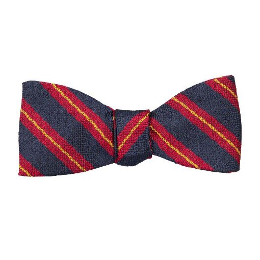 Picture of Bow Tie - Royal Anglian Regimental - Silk - Non crease - (Self Tie)  