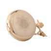 Picture of Full Hunter Pocket Watch with Royal Anglian Cap Badge, Chain - GP - Quartz Battery